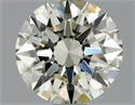Natural Diamond 0.71 Carats, Round with Excellent Cut, L Color, VS1 Clarity and Certified by GIA