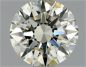 Natural Diamond 0.71 Carats, Round with Excellent Cut, L Color, VS1 Clarity and Certified by GIA
