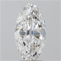 Natural Diamond 2.01 Carats, Oval with  Cut, E Color, VS1 Clarity and Certified by GIA