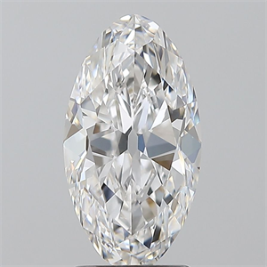 Picture of Natural Diamond 2.01 Carats, Oval with  Cut, E Color, VS1 Clarity and Certified by GIA