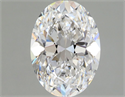 Natural Diamond 1.01 Carats, Oval with  Cut, D Color, VVS1 Clarity and Certified by GIA