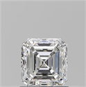 Natural Diamond 1.02 Carats, Asscher with  Cut, F Color, SI1 Clarity and Certified by GIA