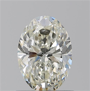 Picture of Natural Diamond 0.90 Carats, Oval with  Cut, J Color, VS2 Clarity and Certified by GIA