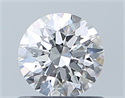 Diamante Natural 0.64 quilates, Redondo , Color E, claridad VVS1 y certificado GIA