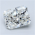 Natural Diamond 5.01 Carats, Radiant with  Cut, G Color, VS2 Clarity and Certified by GIA