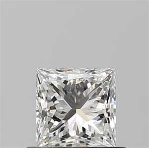 Picture of Natural Diamond 0.55 Carats, Princess with  Cut, G Color, VS1 Clarity and Certified by GIA