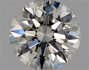 Foto Diamante Natural 0.70 quilates, Redondo , Color H, claridad SI2 y certificado GIA de