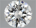 Natural Diamond 3.01 Carats, Round with Excellent Cut, F Color, VS2 Clarity and Certified by GIA