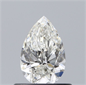 Diamante Natural 0.53 quilates, De pera , Color G, claridad VVS1 y certificado GIA