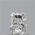 Natural Diamond 0.34 Carats, Radiant with  Cut, E Color, IF Clarity and Certified by GIA