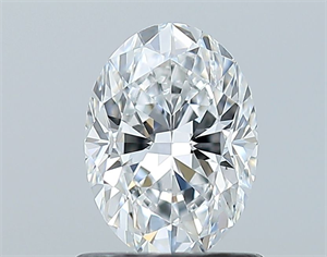 Picture of Natural Diamond 0.90 Carats, Oval with  Cut, D Color, VS2 Clarity and Certified by GIA