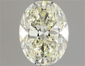 Picture of Natural Diamond 0.90 Carats, Oval with  Cut, L Color, VVS1 Clarity and Certified by GIA
