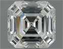 Natural Diamond 1.05 Carats, Asscher with  Cut, J Color, VS1 Clarity and Certified by IGI