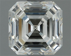Picture of Natural Diamond 1.05 Carats, Asscher with  Cut, J Color, VS1 Clarity and Certified by IGI