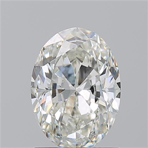Picture of Natural Diamond 1.20 Carats, Oval with  Cut, I Color, VVS1 Clarity and Certified by GIA