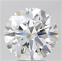 Diamante Natural 5.17 quilates, Redondo , Color H, claridad VVS2 y certificado GIA