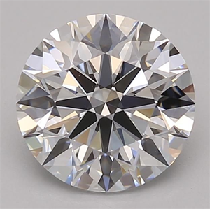 Picture of Lab Grown Diamond 2.21 Carats, Round with Excellent Cut, D Color, IF Clarity and Certified by GIA