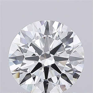 Picture of Lab Grown Diamond 1.51 Carats, Round with Ideal Cut, D Color, VS2 Clarity and Certified by IGI