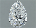 Natural Diamond 1.00 Carats, Pear with  Cut, E Color, SI2 Clarity and Certified by GIA