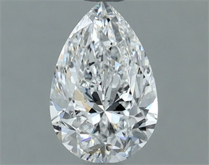 Picture of Natural Diamond 1.00 Carats, Pear with  Cut, E Color, SI2 Clarity and Certified by GIA