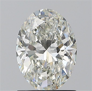Picture of Natural Diamond 1.19 Carats, Oval with  Cut, I Color, SI2 Clarity and Certified by GIA