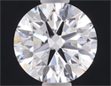 Lab Grown Diamond 1.05 Carats, Round with Ideal Cut, E Color, IF Clarity and Certified by IGI