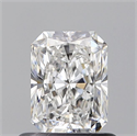 Natural Diamond 0.73 Carats, Radiant with  Cut, E Color, VS2 Clarity and Certified by GIA