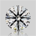 Natural Diamond 0.70 Carats, Round with Excellent Cut, F Color, VVS1 Clarity and Certified by GIA