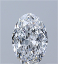 Natural Diamond 0.90 Carats, Oval with  Cut, D Color, IF Clarity and Certified by GIA