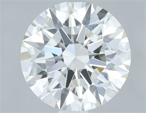 Picture of Natural Diamond 0.70 Carats, Round with Excellent Cut, K Color, VS1 Clarity and Certified by GIA
