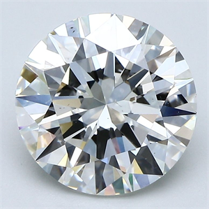 Foto Diamante Natural 3.51 quilates, Redondo , Color I, claridad VS2 y certificado GIA de
