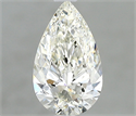 Diamante Natural 0.70 quilates, De pera , Color H, claridad IF y certificado IGI