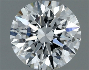 Foto Diamante Natural 0.50 quilates, Redondo , Color G, claridad VVS2 y certificado GIA de