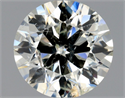 Natural Diamond 1.25 Carats, Round with Very Good Cut, K Color, SI2 Clarity and Certified by IGI