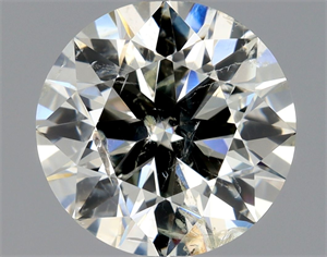 Picture of Natural Diamond 1.25 Carats, Round with Very Good Cut, K Color, SI2 Clarity and Certified by IGI