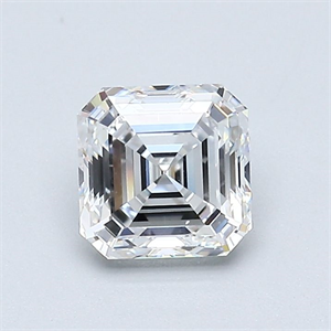 Foto Diamante Natural 1.01 quilates, Asscher , Color D, claridad VS1 y certificado GIA de