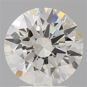 Picture of Natural Diamond 3.12 Carats, Round with Excellent Cut, J Color, VS2 Clarity and Certified by GIA