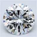 Natural Diamond 2.09 Carats, Round with Very Good Cut, I Color, VVS2 Clarity and Certified by GIA