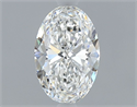Diamante Natural 0.50 quilates, Ovalado , Color F, claridad VVS1 y certificado GIA