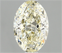 Diamante Natural 1.01 quilates, Ovalado , Color L, claridad VVS2 y certificado IGI