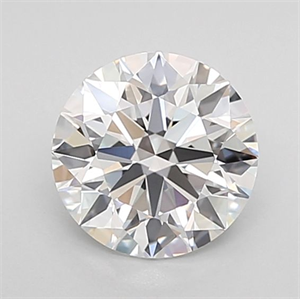 Picture of Lab Grown Diamond 1.06 Carats, Round with Ideal Cut, D Color, VVS2 Clarity and Certified by IGI