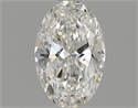 Natural Diamond 0.43 Carats, Oval with  Cut, F Color, SI2 Clarity and Certified by GIA