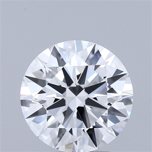 Picture of Lab Grown Diamond 2.75 Carats, Round with Ideal Cut, D Color, VVS1 Clarity and Certified by IGI