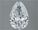 Natural Diamond 1.70 Carats, Pear with  Cut, E Color, VS2 Clarity and Certified by GIA