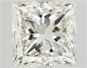 Diamante Natural 2.56 quilates, Princesa , Color K, claridad VVS1 y certificado GIA