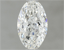 Diamante Natural 0.70 quilates, Ovalado , Color F, claridad VVS1 y certificado GIA