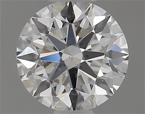 Foto Diamante Natural 0.46 quilates, Redondo , Color E, claridad SI1 y certificado GIA de