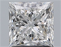 Natural Diamond 1.51 Carats, Princess with  Cut, F Color, VS1 Clarity and Certified by GIA