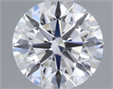 Del inventario de diamantes de laboratorio, 0.72 quilates, Redondo , Color D, claridad VVS2 y certificado IGI
