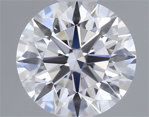 Picture of Lab Grown Diamond 0.72 Carats, Round with Ideal Cut, D Color, VVS2 Clarity and Certified by IGI